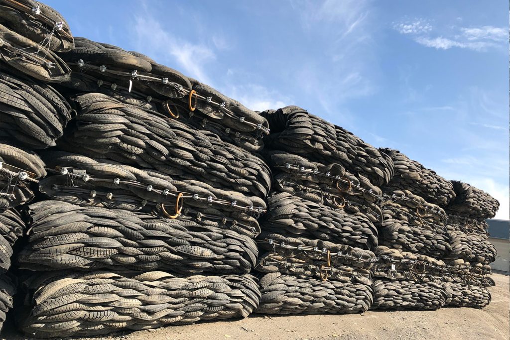 Traditional Blasting Mats made from recycled tires