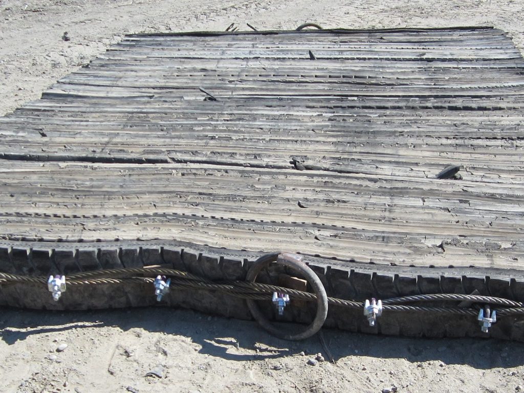 Tapis de sablage Ultramat en pneus recyclés